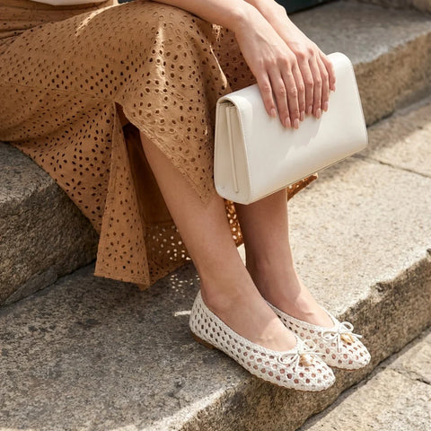 Witty Woven Ballet Flats