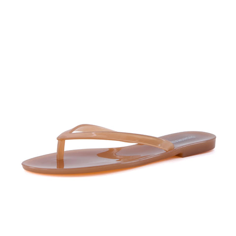 Aqua Jelly Flip Flops