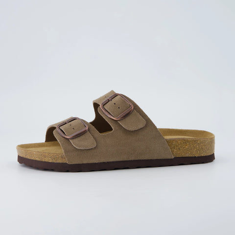 Logo Leather Sandal