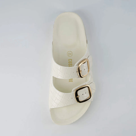 Lang Woven Cork Footbed Sandal