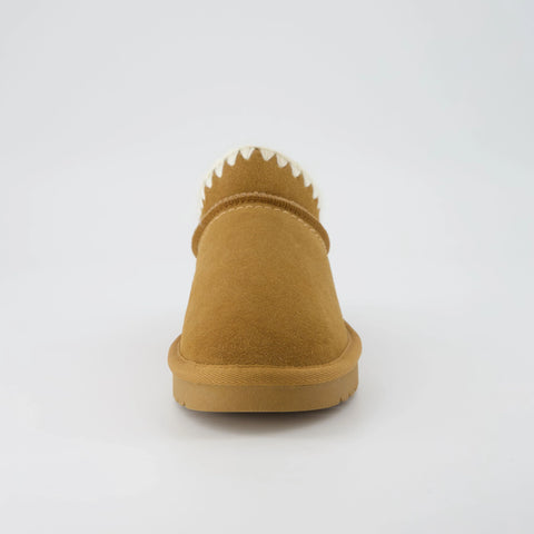 Homemade Suede Mule Slippers