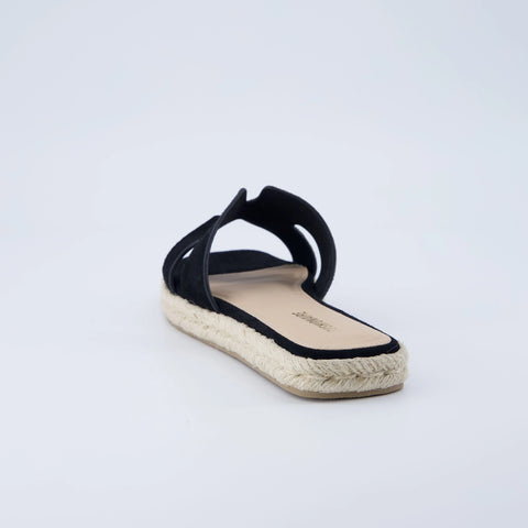 Avocado Espadrille Slide Sandal