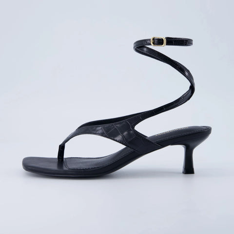 Martini Strappy Kitten Heel Sandal