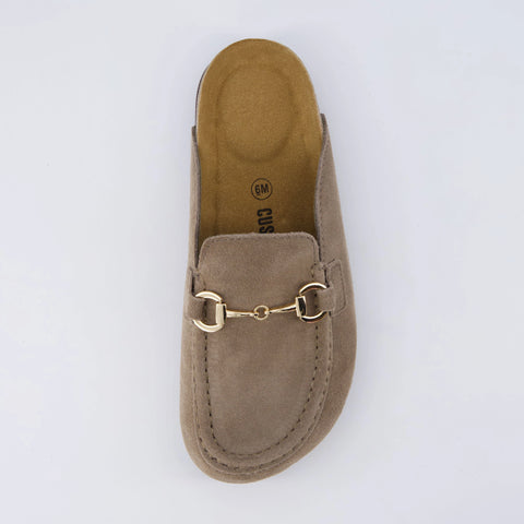 Cliff Suede Clog Mules