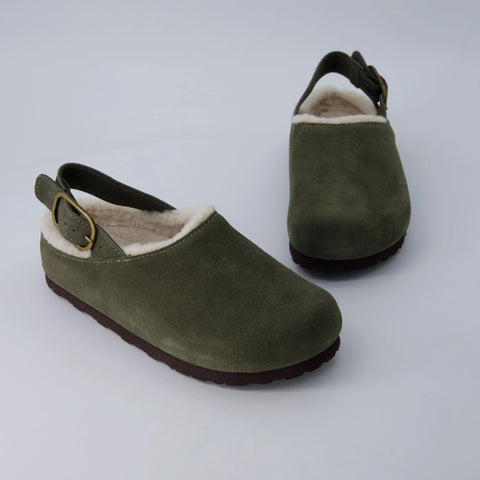 Luz Suede Clogs