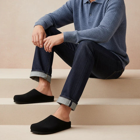Heath Men's Leather Clogs