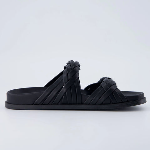 Lens Braided Strap Sandals
