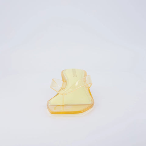 Riot Jelly Thong Kitten Heels