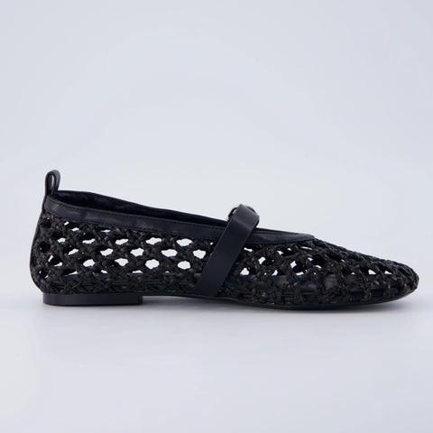 Wendy Woven Mary Jane Flats