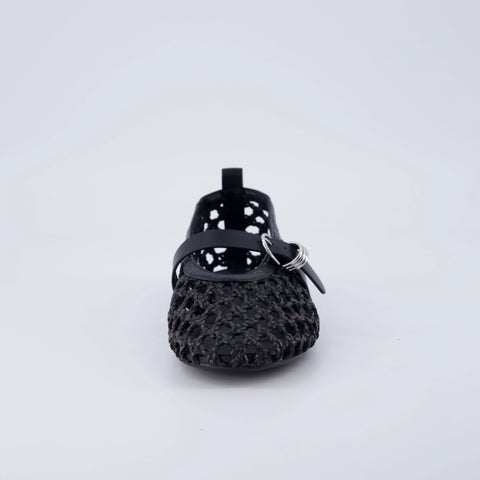 Wendy Woven Mary Jane Flats